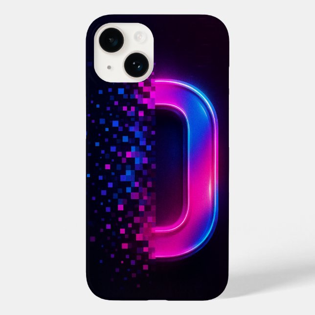 Funda De Case-Mate Para iPhone Estuche para iPhone Pixel Glitch - Regalo estético (Reverso )