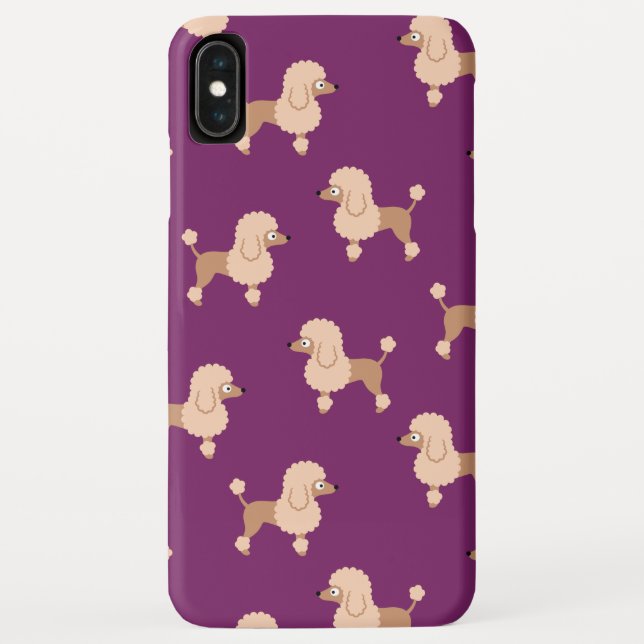Funda De Case-Mate Para iPhone Estuche para iPhone Poodle Funda-Mate (Reverso)