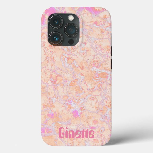 Funda De Case-Mate Para iPhone Estuche para iPhone Psychedelic Tie-Dye Editable (Reverso )