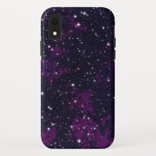 Funda Para iPhone XR Estuche para iPhone Purple Galaxy