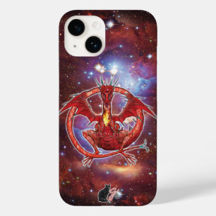 Funda Para iPhone 14 De Case-Mate Estuche para iPhone Pyrope Cosmic Dragon Funda-Mat
