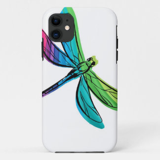 Funda Para iPhone 11 Estuche para iPhone Rainbow Dragonfly Funda-Mate