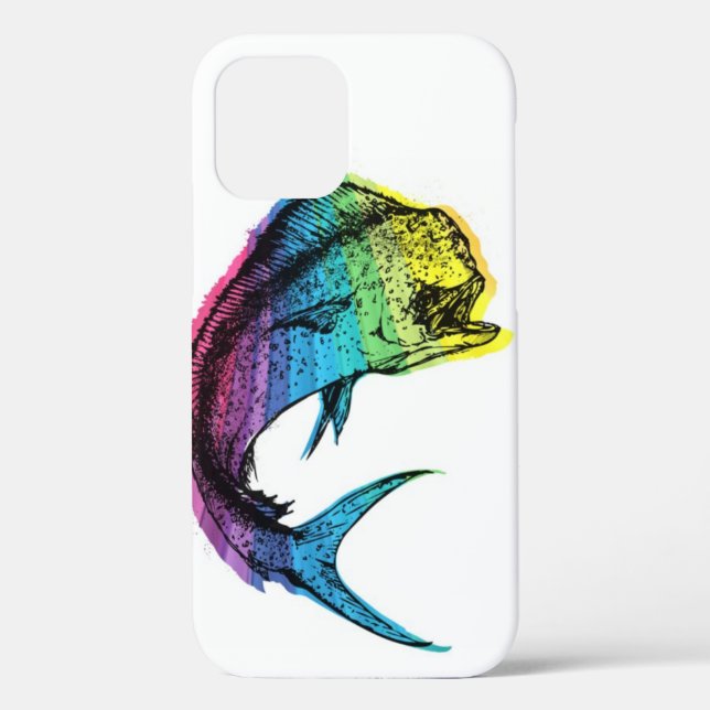 Funda De Case-Mate Para iPhone Estuche para iPhone Rainbow Mahi Mahi Funda-Mate (Reverso )