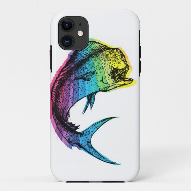 Funda De Case-Mate Para iPhone Estuche para iPhone Rainbow Mahi Mahi Funda-Mate (Reverso)