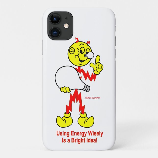 Funda De Case-Mate Para iPhone Estuche para iPhone Reddy Kilowatt muy divertido (Reverso)