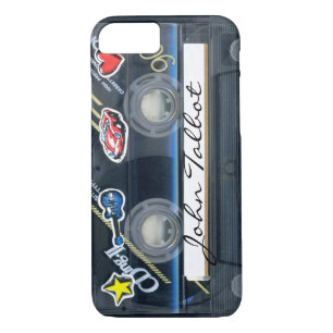 Funda Para iPhone 8/7 Estuche para iPhone Retro 80s T3 Cassette Audiotap