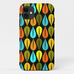 Funda Para iPhone 11 Estuche para iPhone Retro Droplets Funda-Mate
