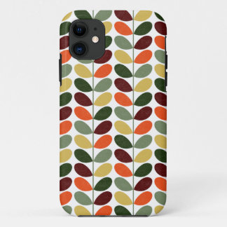 Funda Para iPhone 11 Estuche para iPhone Retro Leaves II