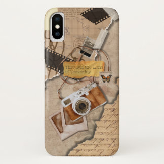 Funda Para iPhone X Estuche para iPhone retro vintage - Cubierta para 