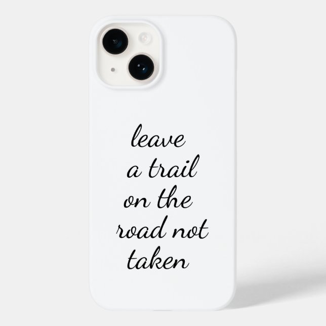Funda De Case-Mate Para iPhone Estuche para iPhone Road Not Taken (Reverso )