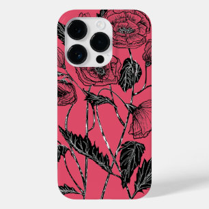 Funda Para iPhone 14 Pro De Case-Mate Estuche para iPhone rosa con flores - Elegir color