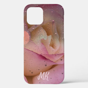 Funda Para iPhone 12 Estuche para iPhone Rosa Rainy Day