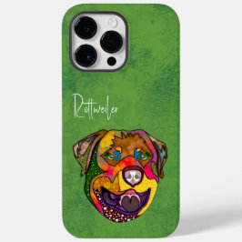 Funda Para iPhone 14 Pro Max De Case-Mate Estuche para iPhone Rottweiler Ugly Face Funda-Mat