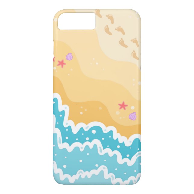Funda De Case-Mate Para iPhone Estuche para iPhone Sassy Beach Design (Reverso)