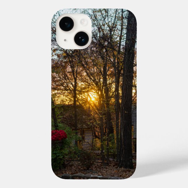 Funda De Case-Mate Para iPhone Estuche para iPhone Sdc Woods Sunset (Reverso )