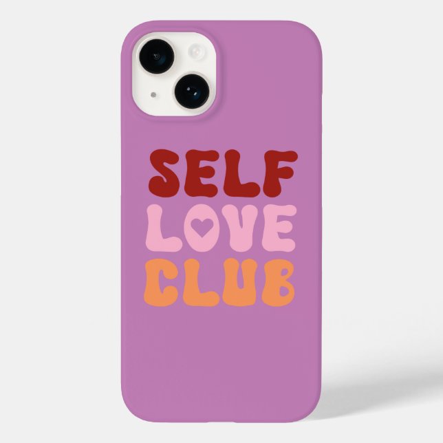 Funda De Case-Mate Para iPhone Estuche para iPhone Self Love Club (Reverso )