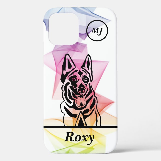Funda De Case-Mate Para iPhone Estuche para iPhone Shepherd alemán personalizable (Reverso )
