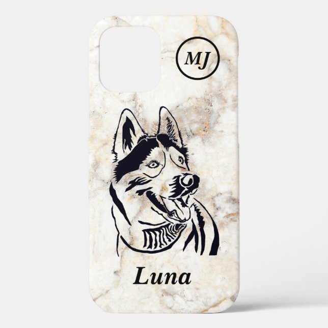 Funda De Case-Mate Para iPhone Estuche para iPhone Siberian Husky magnífico y per (Reverso )