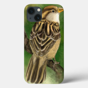 Funda Para iPhone 13 Estuche para iPhone Sparrow hermoso