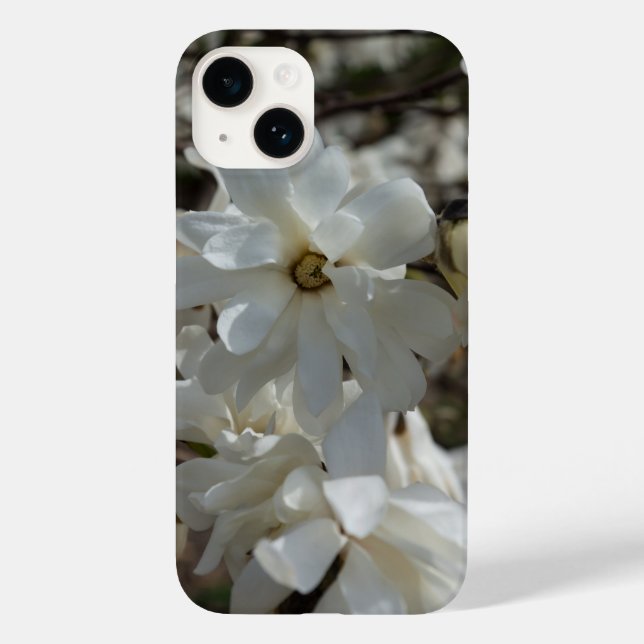 Funda De Case-Mate Para iPhone Estuche para iPhone Star Magnolia Blooms (Reverso )