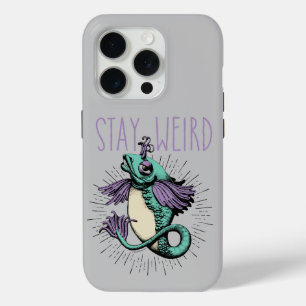 Funda Para iPhone 15 Pro Estuche para iPhone Stay Weird Funda-Mate