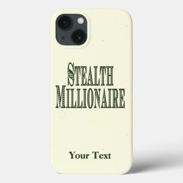 Funda De Case-Mate Para iPhone Estuche para iPhone Stealth Millionaire Funda-Mate (Reverso)