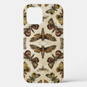 Funda Para iPhone 12 Estuche para iPhone Vintage Moths Funda-Mate