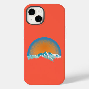 Funda Para iPhone 14 De Case-Mate Estuche para iPhone Vintage Snow Mountain Peak Fun