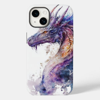 Funda Para iPhone 14 De Case-Mate Estuche para iPhone Watercolor Dragon
