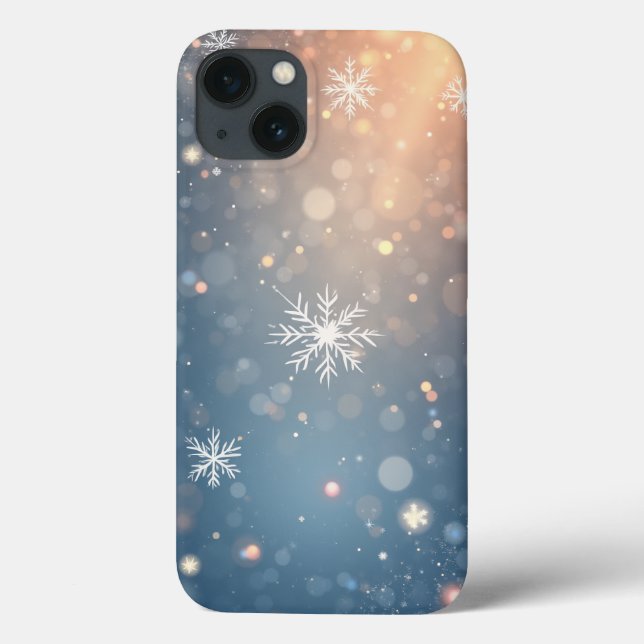 Funda De Case-Mate Para iPhone Estuche para iPhone Winter Wonderland Sparkle (Reverso)