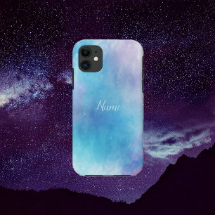Funda Para iPhone 11 Estuche para iPhone y iPad azul y morado de color