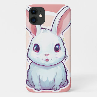 Funda Para iPhone 11 estuche para iPhone y iPad de conejo lindo