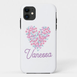 Funda Para iPhone 11 estuche para iPhone y iPad de corazón floral de bo
