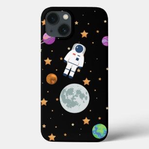 Funda Para iPhone 13 Estuche para iPhone y iPad de luna espacial