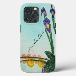 Funda Para iPhone 13 Pro Estuche para iPhone y iPad iris púrpura