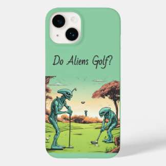 Funda Para iPhone 14 De Case-Mate Estuche para teléfono Alien Golfers