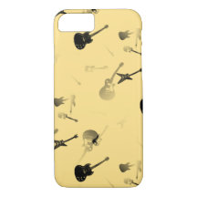 Estuche para teléfono amarillo claro de Rock Guita