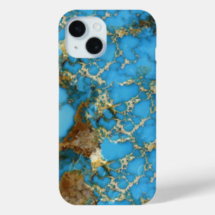 Funda Para iPhone 15 Estuche para teléfono azul turquesa