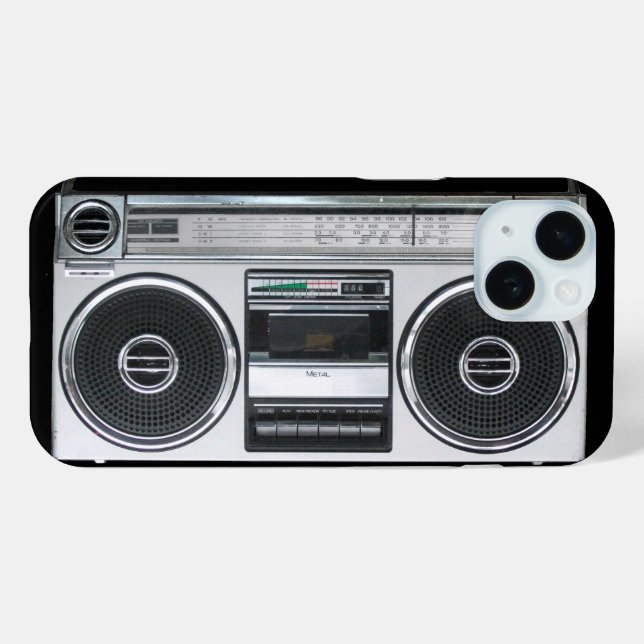 Funda De Case-Mate Para iPhone Estuche para teléfono Boombox (Reverso (Horizontal) )