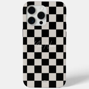 Funda Para iPhone 15 Pro Max Estuche para teléfono celular Checker