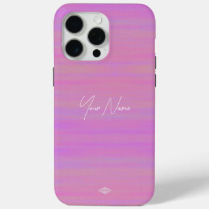 Funda Para iPhone 15 Pro Max Estuche para teléfono celular de color de agua ros