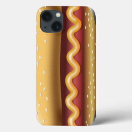title_seo2 Estuche para teléfono celular de Hot dog divertido
