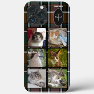 Funda Para iPhone 13 Pro Max Estuche para teléfono celular fotográfico - Plaid 