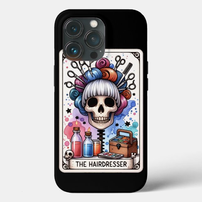 Funda De Case-Mate Para iPhone Estuche para teléfono celular Hairdresser Tarot Ca (Reverso )