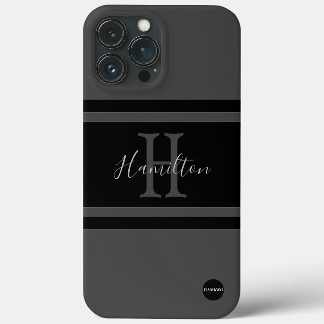 Funda De Case-Mate Para iPhone Estuche para teléfono celular - HAMbyWG - Negro so (Reverso )