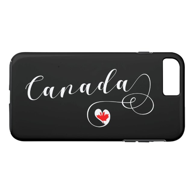 Funda De Case-Mate Para iPhone Estuche para teléfono celular Heart Canada, Bander (Reverso (horizontal))