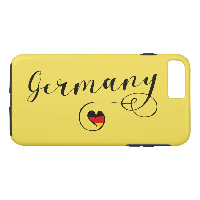 Funda De Case-Mate Para iPhone Estuche para teléfono celular Heart Germany, alemá (Reverso (horizontal))