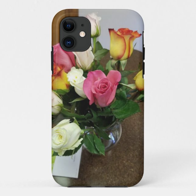 Funda De Case-Mate Para iPhone Estuche para teléfono celular para Rosas hermosos (Reverso)