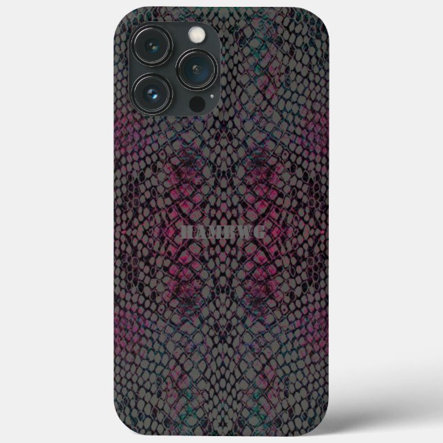 Funda De Case-Mate Para iPhone Estuche para teléfono celular piel de serpiente -  (Reverso )
