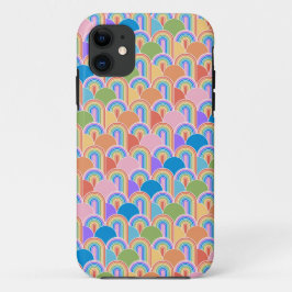 Funda Para iPhone 11 Estuche para teléfono con cubierta de arco iris